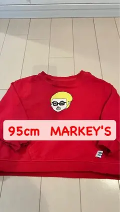 95cm MARKEY'S 赤色 トレーナー