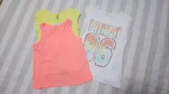 ZARAのTシャツとH&Mのトップスセット