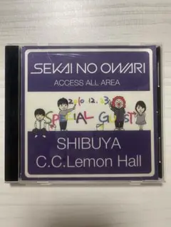 SEKAI NO OWARI C.C.Lemon Hall DVD