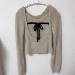 ニット ベージュ SHEIN