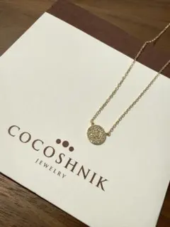 ココシュニック ネックレス K18ダイヤモンド　ラウンドパヴェ　ネックレス（小）のサムネイル