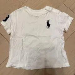 ラルフローレン　ベビー　80サイズ 12M 白Tシャツ