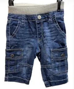 子供服　デニムハーフパンツ