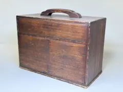 無精箱 木箱 小物入れ 棚物 小箱 蔵出し 時代物 骨董 アンティーク