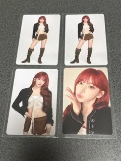 LE SSERAFIM サクラ 東京ドーム トレカ ラントレ　4枚セット