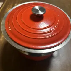 LECREUSET ココットロンド ホーロー両手鍋 22cm スチーマー - メルカリ