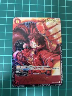 モンキー・D・ルフィ SR パラレル ST01-012　尾田先生書き下ろし