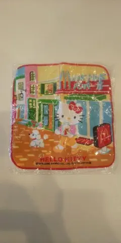 Hello Kitty　ハローキティ　ミニタオル　マクドナルド　レア　2002年