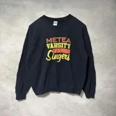GILDAN METEA VARSITY スウェット ブラック L 古着