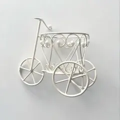 【美品】ワイヤーベース（三輪車）｜White