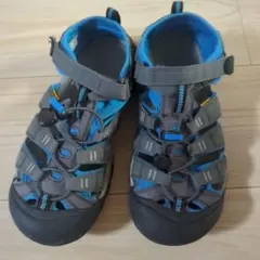 KEEN キッズ サンダル グレー/ブルー　23.5　23　24