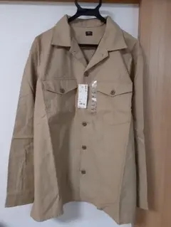 タイムセール！　新品未使用　ユニクロ　ワークシャツ　4XL　カーキ