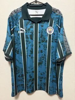 【正規品】 マンチェスター シティ KING RETRO シャツ ハーランド