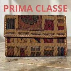 未使用級 PRIMA CLASSE プリマクラッセ 6連キーケース 地図柄 箱付