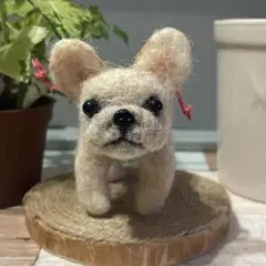 羊毛フェルト犬フレンチブルドッグフレブル