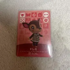 どうぶつの森　amiiboカード ドレミ