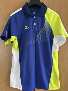 Mizuno レディース ポロシャツ M 青/黄/白
