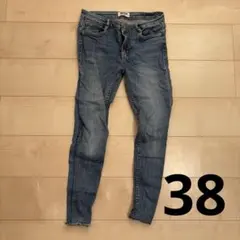 ZARA ハイウエストデニム