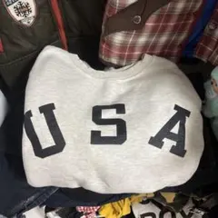 USA ロゴ スウェット トレーナー