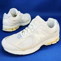 【状態◎】New Balance24㌢2002RオフホワイトM2002RCC 白