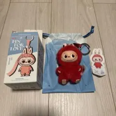 【正規品】PIN FOR LOVE イニシャルX ラブブ 正規品 ポップマート