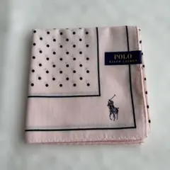 Polo Ralph Lauren ピンクドットハンカチ