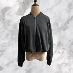 ZARA MA-1 ブルゾン ショート丈 ブラック ザラ レディース　Mのサムネイル