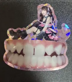 チバゆな 生誕 グッズ ランダムホログラムステッカー 歯 きゅるりんってしてみて