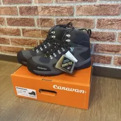 新品23100円☆caravan キャラバン ゴアテックススニーカー 黒22.5 