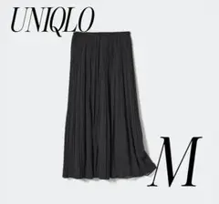 ◇リユース品◇◆UNIQLO◆シフォンスカートロングスカートBLK ベーシックM