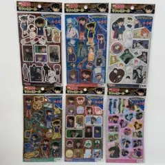 [新品] 名探偵コナン キャラクターシールセット 全6種キラっとホログラムシール