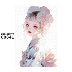 00841 コラージュ素材 12枚 ペーパー/ステッカー CREARTISTZ