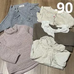 女の子 まとめ 90 2T トップス ワンピース ニット