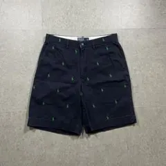 美品90s Polo byRalph Laurenショーツ総柄W32ヴィンテージ