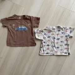 petit main Tシャツ 80サイズ 2枚セット　車