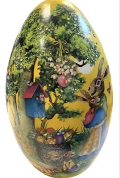 KALDI ウィンデル チョコレート缶 エッグ イースター 空き缶 小物入れ