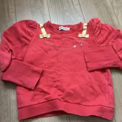 @りんさま専用 donkey jossy 赤 トレーナー 110