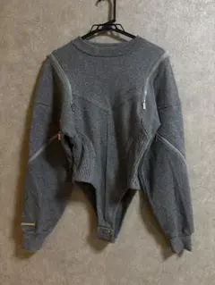 prankproject ジップニットボディスーツ