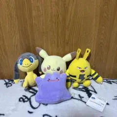 【GWお値下げ中‼︎】ポケモン ぬいぐるみ ４体セット。