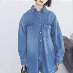 JEANASIS ジーナシス アソートデニムBIGシャツジャケット