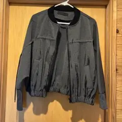 Micalle Micalle グレー バルーンシルエット ジャケット