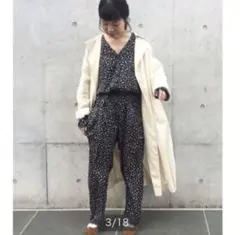 リネン トレンチコート