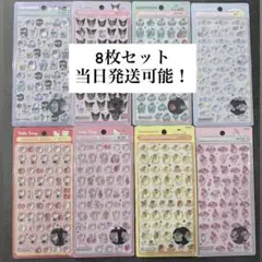 サンリオミニ　ボンボンドロップシール　コンプリート8枚セット