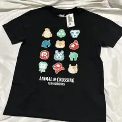 廃盤　新品 L どうぶつの森 tシャツ アイコンロゴ 任天堂