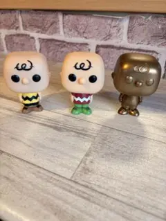 スヌーピー＆チャーリーブラウン FUNKO POP 2体セット 新品未使用 