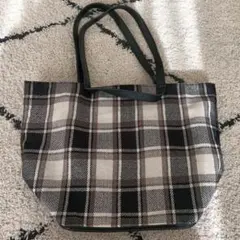 トレジャートプカピ　チェックトートバッグ