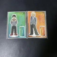 僕のヒーローアカデミア　緑谷出久　爆豪勝己　アクリルスタンド　くら寿司　ヒロアカ