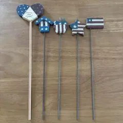 アメリカンカントリー ガーデンピック 4本セット - メルカリ