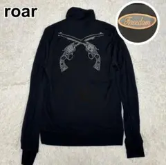 roar ロアー トラックジャケット ダブルマグナム ラインストーン 黒