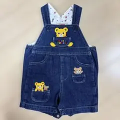 MIKI HOUSE デニムオーバーオール 70サイズ